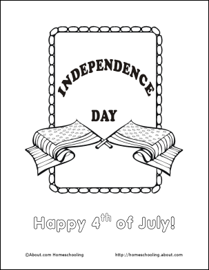 Fourth July Coloring Pages on Fourth Of July Coloring Page 2 Png W 303 H 392